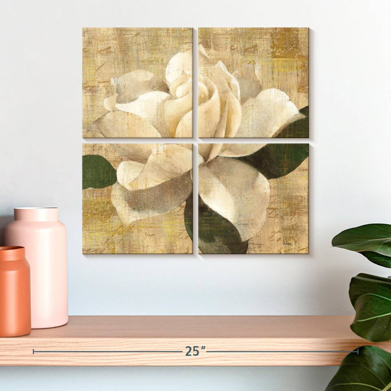 Harnek Gardenia Blossom On Script, H 18 po x l 18 po