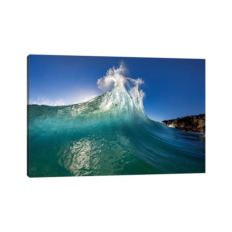 Water Salute by Sean Davey - Gallery-Wrapped Canvas Giclée on Canvas, 20.32 cm H x 30.48 cm W, Canvas