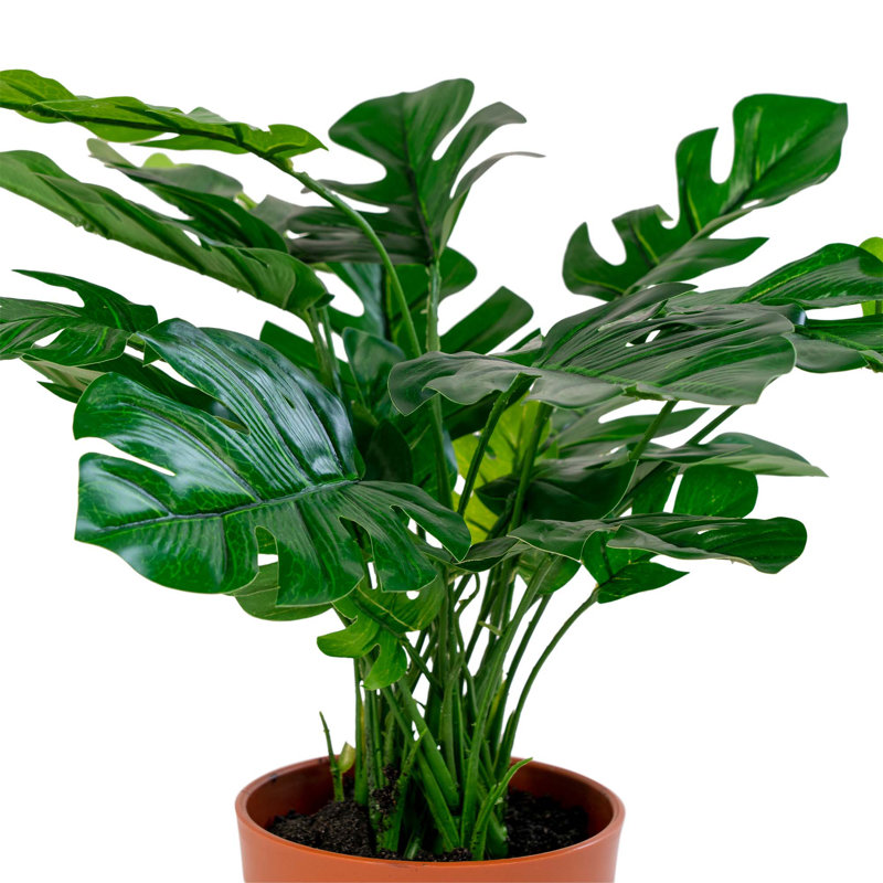 45 cm H Faux Plant in Plastic Planter