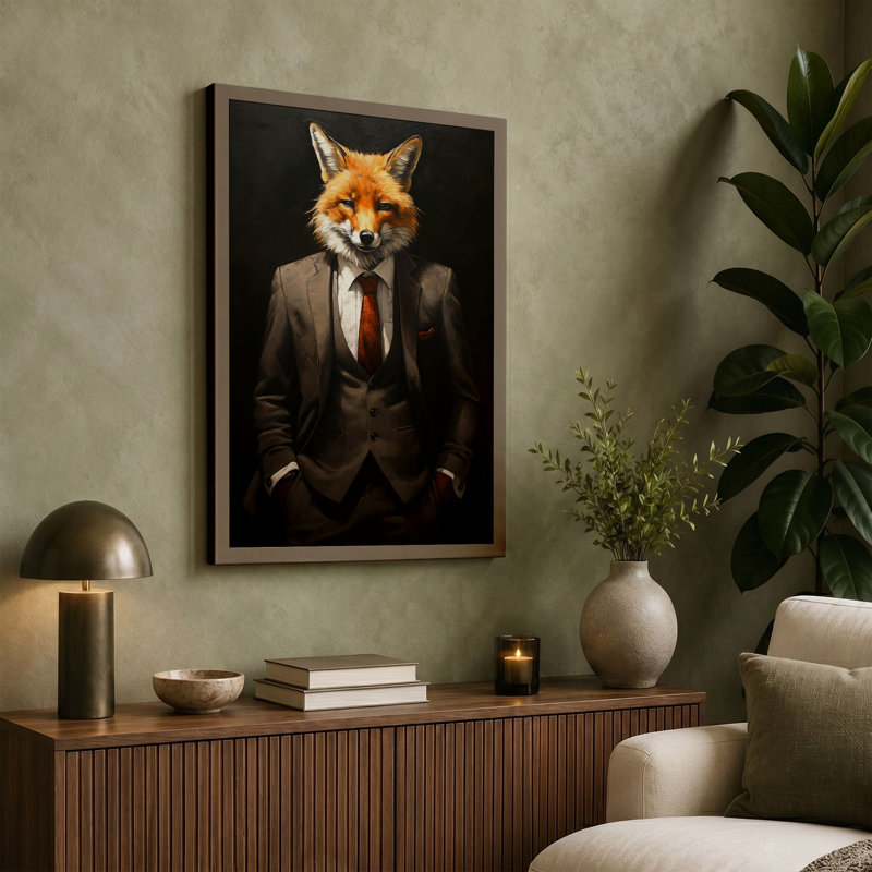 Corporate Fox Modern - Print, 24x16 - 61.0 x 40.6 cm, Cream Border
