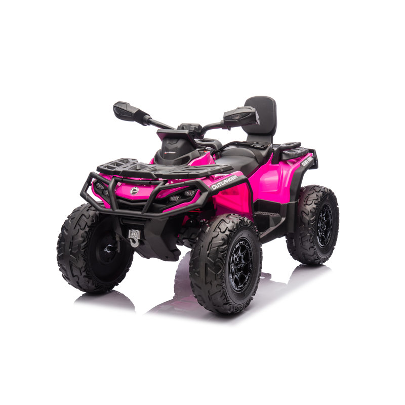 Can Am Outlander 24V Ride On ATV, Pink