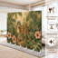 Cloison pliante 6 panneaux paravent Hibiscus de la jungle tropicale rose avec fleurs-2043932987-2043932988