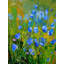 Blue Wild Flowers Print by Pol Ledent-65852856-65827979