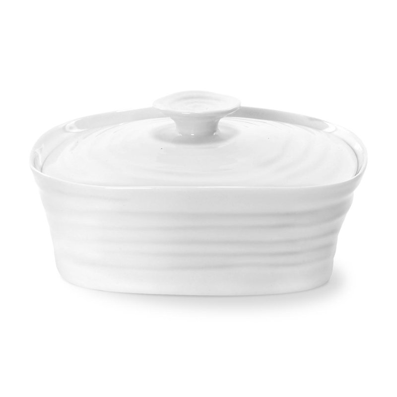 Sophie Conran, White - Covered Butter Dish