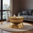 Ageliki Drum Iron Coffee Table with Lipped Tray Top-1536098645