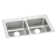 Lustertone 29" L x 22" W Double Basin Drop-In Kitchen Sink