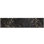 Estrella Cowhide Geometric Area Rug in Black
