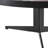 Burdett Mid-Century 33.5 In. Round Maroon Coffee Table With Tempered Glass Top