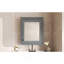 Armoire de rangement de salle de bain murale 24 po x 27 po avec miroir, armoire à pharmacie avec tablette réglable en hauteur, armoire de rangement au-dessus de la toilette-1307284396