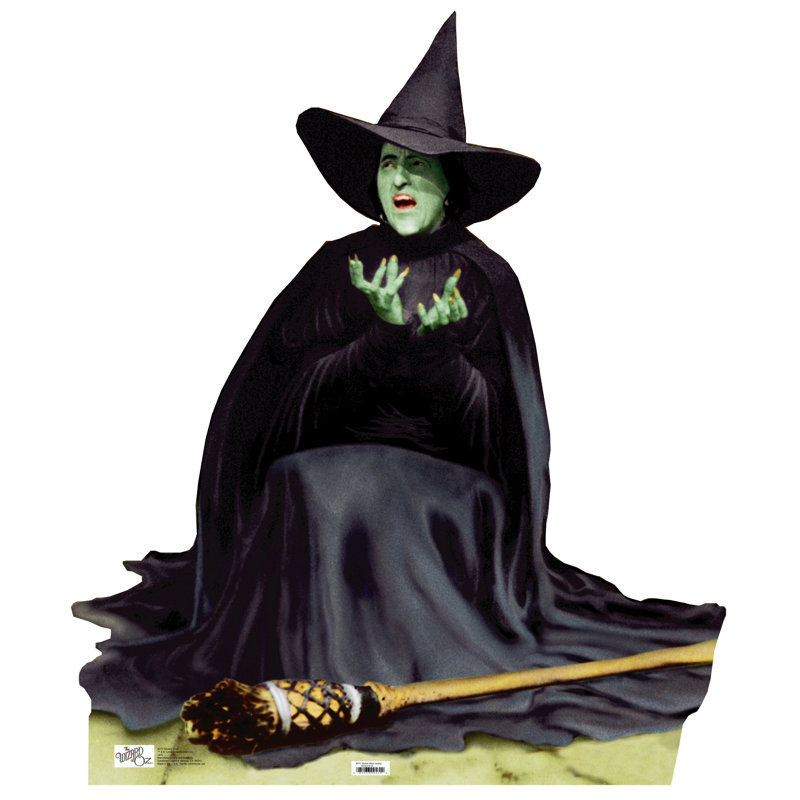 Lifesize Wicked Witch Melting Cardboard Standup