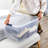 Cleverstore 95 Quart Clear Stackable Large Plastic Storage Containers with Lids