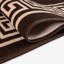 Greek-Key Brown Beige Non-Slip Polypropylene Area Rug — Washable Door Mat & Hallway Runner for Living Room, Kitchen & Bedroom-1083699089