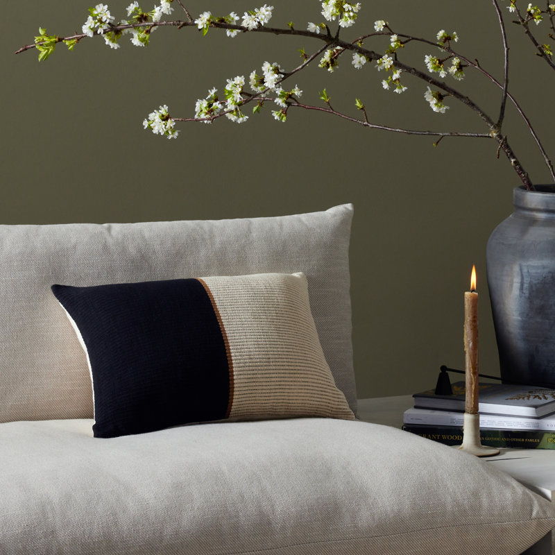 HANDWOVEN MERIDO Pillow Cover & Insert, 14" x 20", Rectangular