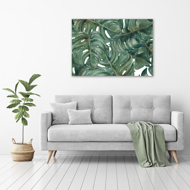 Monstera - No Frame Print on Canvas