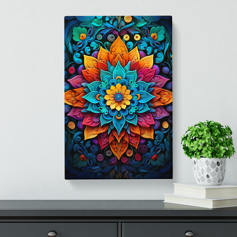Mandala Informel No.2 - Wrapped Canvas, 50cm H x 35cm W x 3cm D
