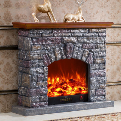 Meuble télé American Retro Fireplace