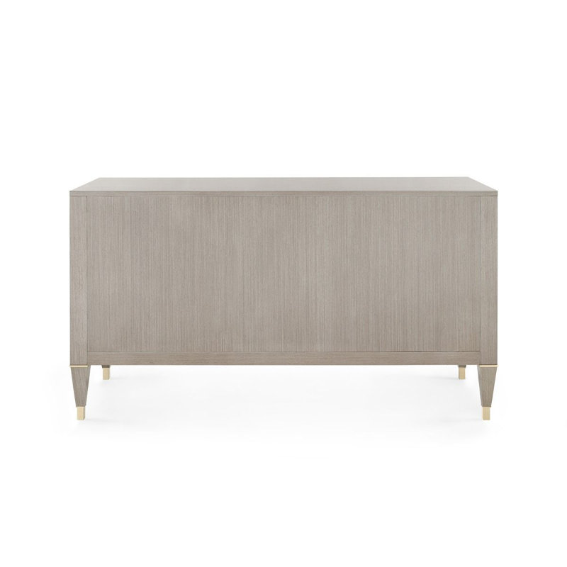 Morris 6 - Drawer Dresser, Taupe Gray