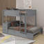 Lit superposé avec lit gigogne, rangement et bureau-568680858-568680859