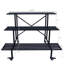 Support pour plante mobile en métal à 3 niveaux avec roues, capacité de charge de 660 lb, support pour plante d'intérieur et d'extérieur pour terrasse et maison, L 35,43 po x l 26 po x H 26 po-1619297164