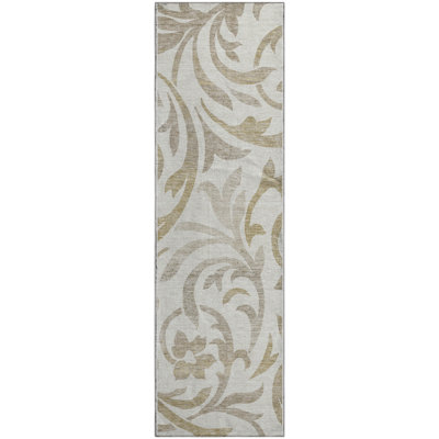 Premium Machine Washable Prisco Ivory Rug