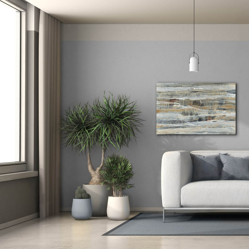«Spring Stream» par Albena Hristova, art mural sur toile, H 26 po x l 40 po x P 1,5 po