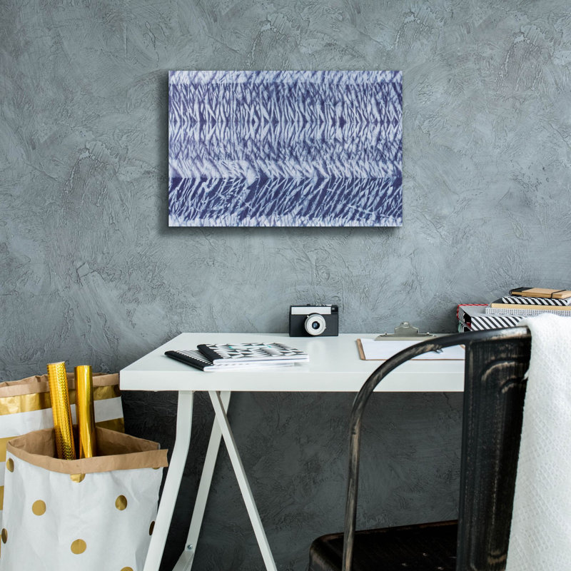 «Shiboriscapes 5» par Mary Urban, art mural sur toile, H 12 po x l 18 po x P 0,75 po