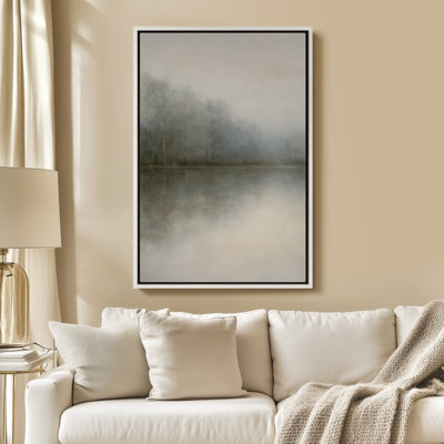 Art mural encadré, impressions murales abstraites rétro pour chambre à coucher - 16 po x 24 po