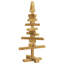  Wooden Christmas Tree with Stand Brown Solid pine wood-1230408607