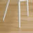 Dining Table Set With 4 Armless Chairs.The Backrest Of The Dining Chair Is Designed With Multiple Vertical Stripes.