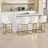 Modern 24'' Height Upholstered Counter Bar Stool With Metal Frame-109379951-124553376
