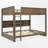 Queen Over Queen Bunk Bed With Storage And Charging Station-282639157