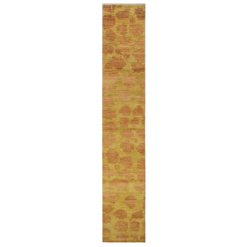 Tapis ivoire et chameau noué à la main de haute qualité