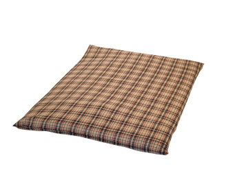 Classic Check Geometric Cotton Pet Bed, Large (87 cm x 128 cm)