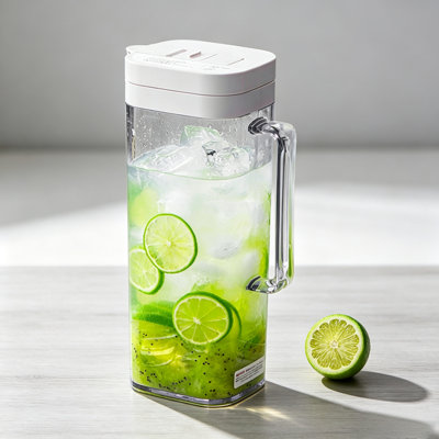 68oz Leakproof Fridge Door Water Pitcher,Pointed Spout Keeps Mosquitoes Out | BPA-Free Tritan