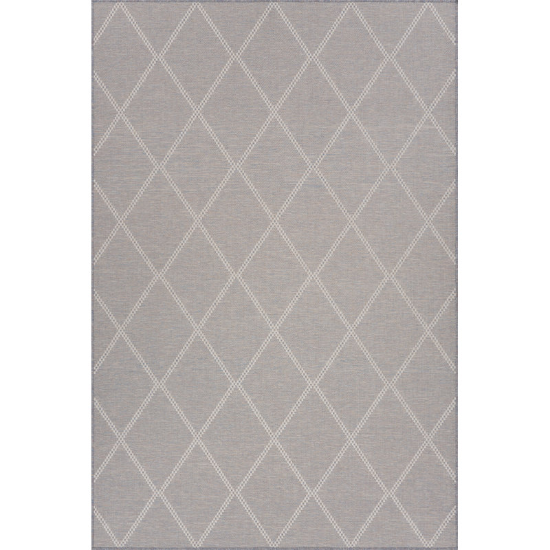  Oravelle Indoor/Outdoor Diamond Area Rug, Rectangle 4' x 6'