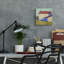 Art mural en verre acrylique 12 "x 12"
