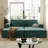 U_Style Corduroy Double Sofa Bed With 2 Pillows-1922544336