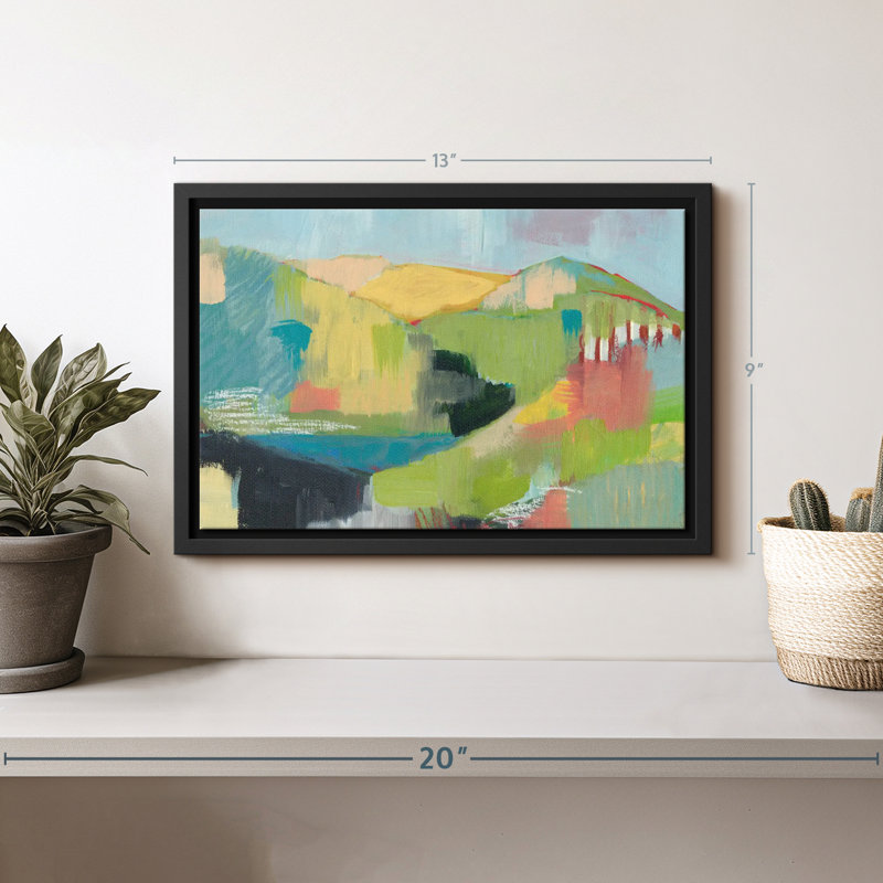 Abstrait, "Impression sur toile", H 9 po x l 13 po