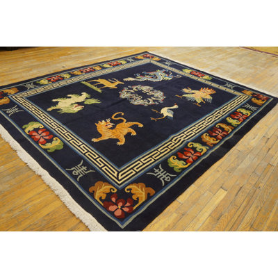 Antique Chinese - Tibetan Knotted Rug