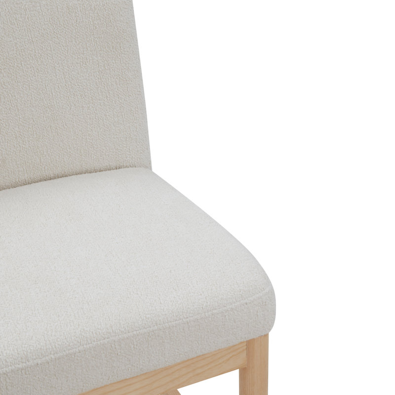 Connie Boucle Counter Stool, Cream