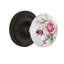 Rope  White Rose Interior Mortise Door Knob-2145697780