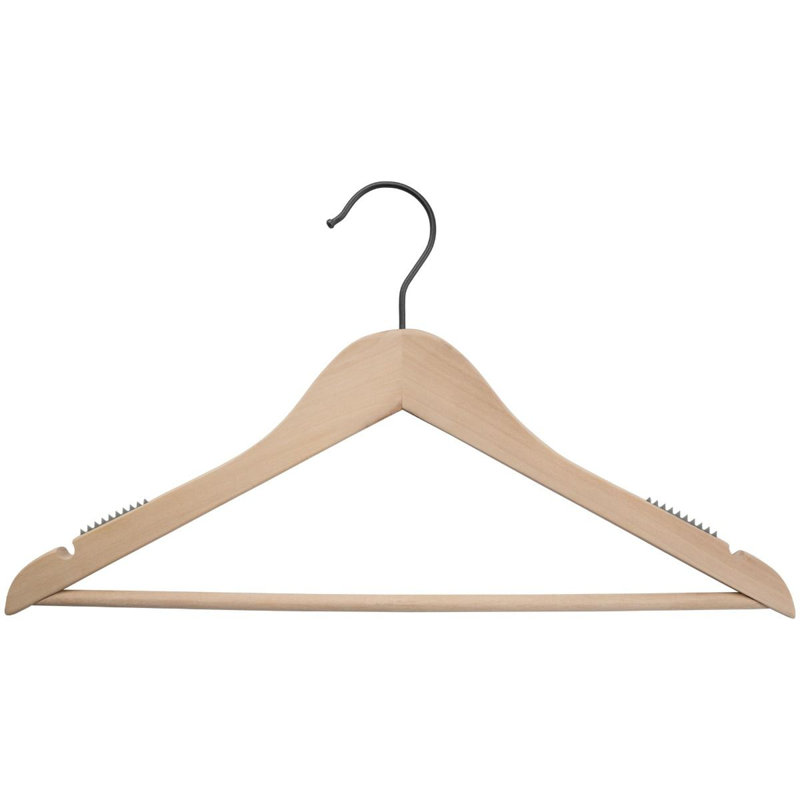 Cintre standard en bois Filip, Bronze / beige, 25