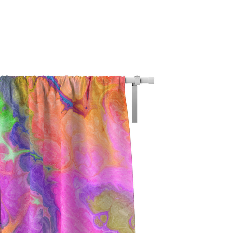 Paire de rideaux semi-transparents Reckers, L 20 po x L 82 po