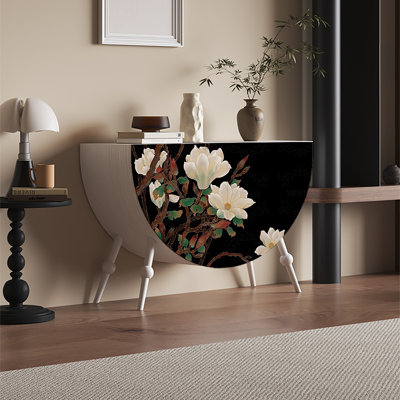 Armoire décorative en demi-cercle