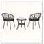 Ensemble bistro 3 pièces avec chaises en rotin PE et table en verre-1713548361-1713548366