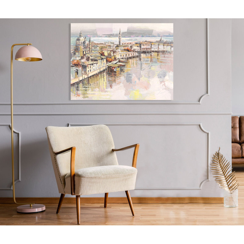 Sweet Venice by Luigi Florio - Wrapped Canvas Painting, 70cm H x 100cm W x 4cm D