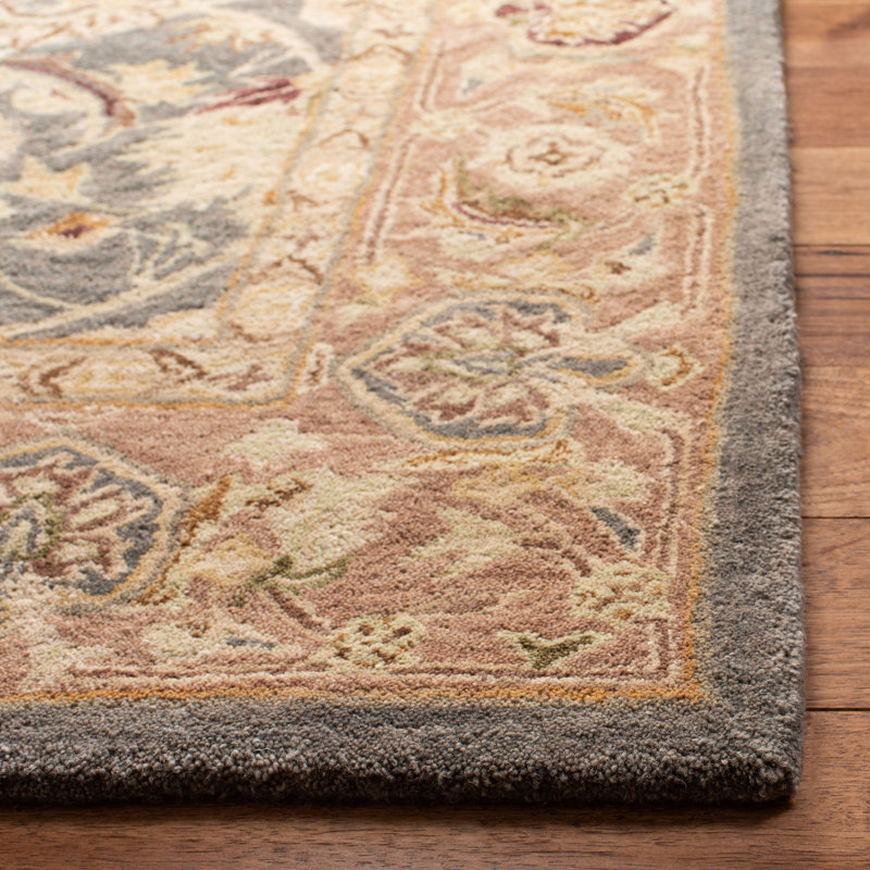 Brunos Hand Tufted Wool Rug, Rectangle 3' x 5'