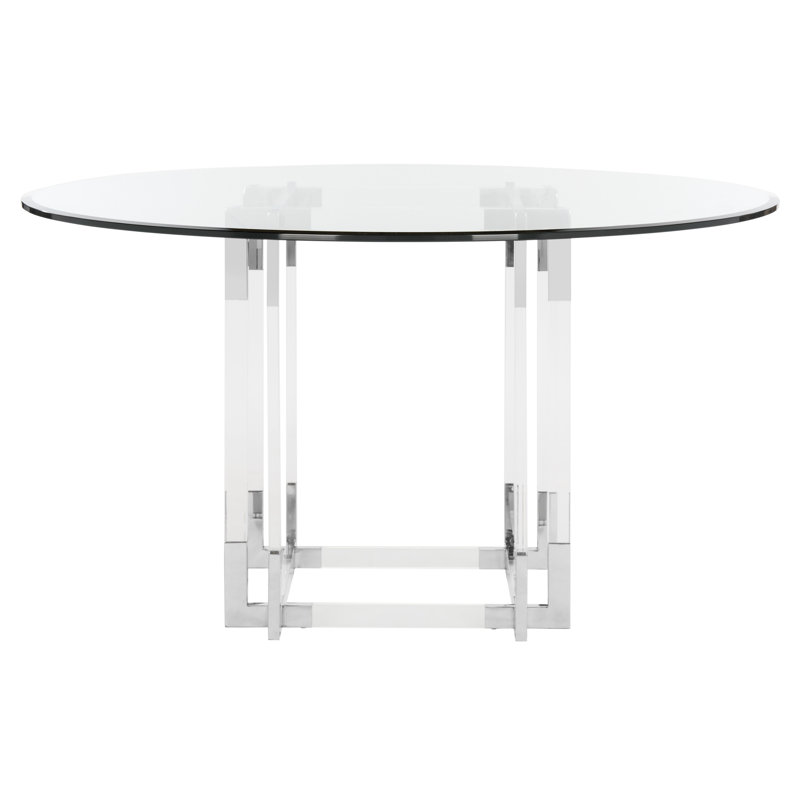  Table repas, Argent, H 30 po x L 54 po x L 54 po