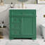 Meuble-lavabo de 30 po avec lavabo, un tiroir basculant, trois tiroirs, tablette de porte, porte à fermeture douce, meuble-lavabo