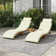 Shivam 71.6'' Long Chaise Lounge Set with Cushions and Table